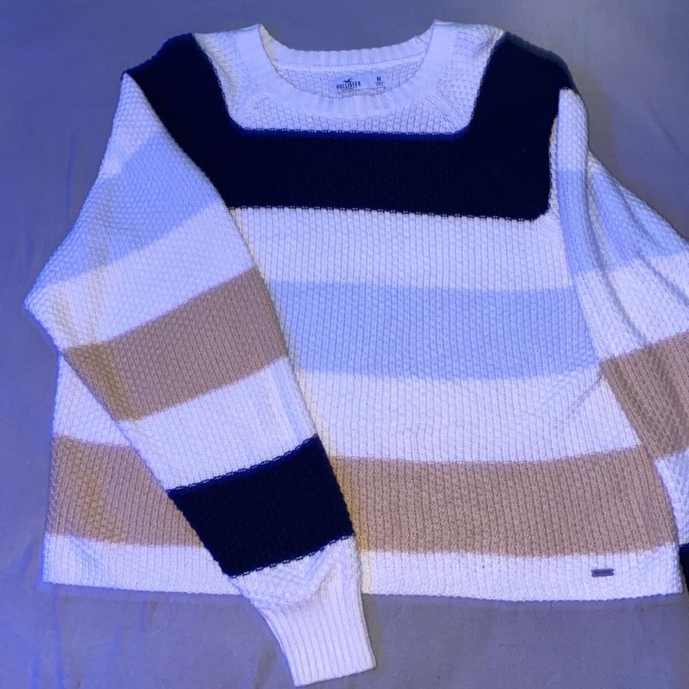 striped hollister sweater